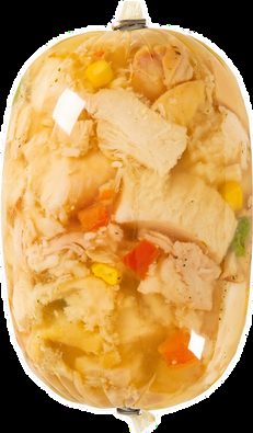 Зельц з курки з овочами